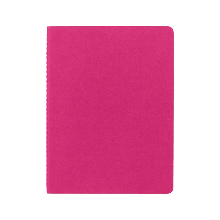Moleskine Cahier Journal (X3) - Rose - Page blanche - X-Large