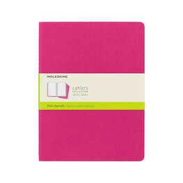 Moleskine Cahier Journal (X3) - Rose - Page blanche - X-Large