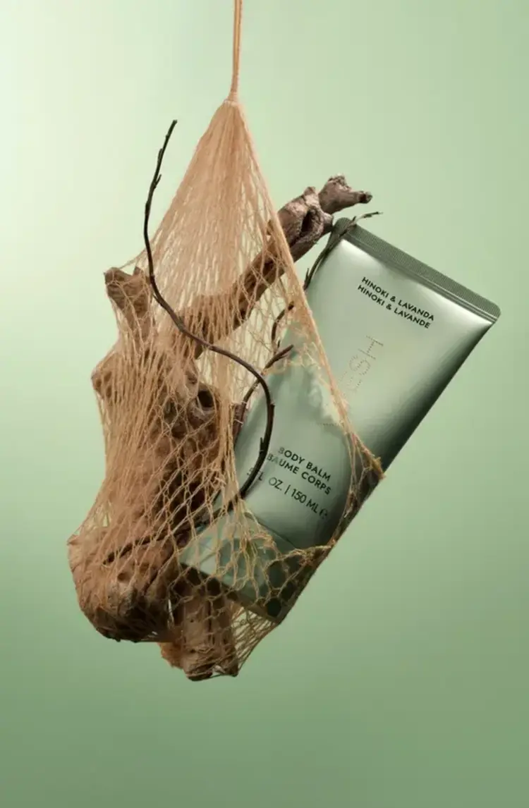 Voesh Baume corporel hydratant - Hinoki & Lavande