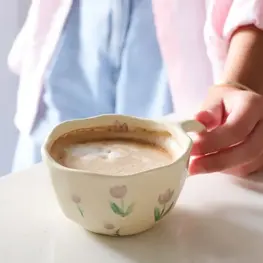 Moi d'abord Tasse - tulipe