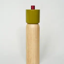 Maegen Moulin à sel et poivre - Olive & Rouge - Grand