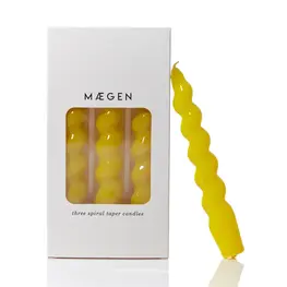 Maegen Trio de chandelles - Jaune