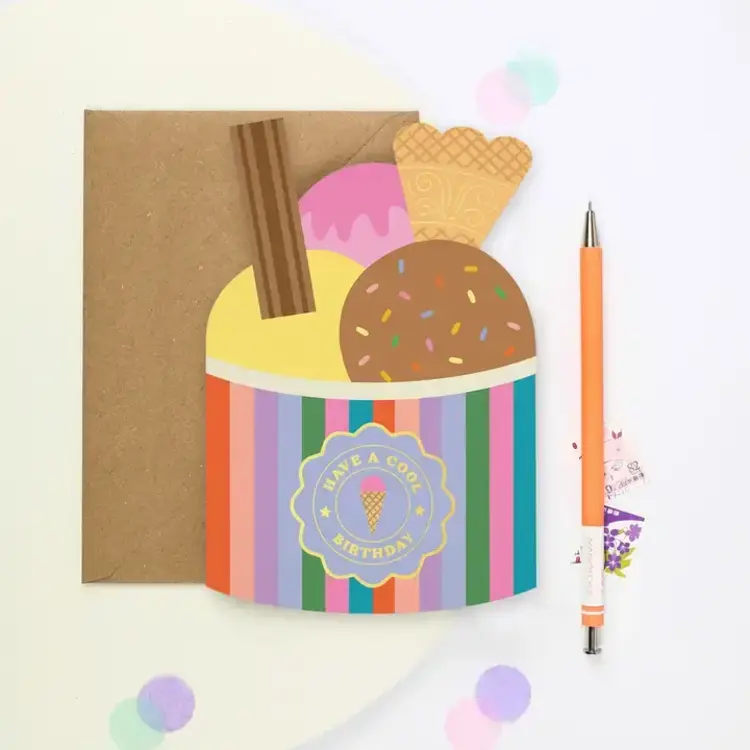 Mifkins Carte de souhaits - Anniversaire Cool
