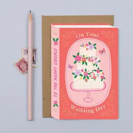 Mifkins Carte de souhaits - Livre - Gateau de mariage