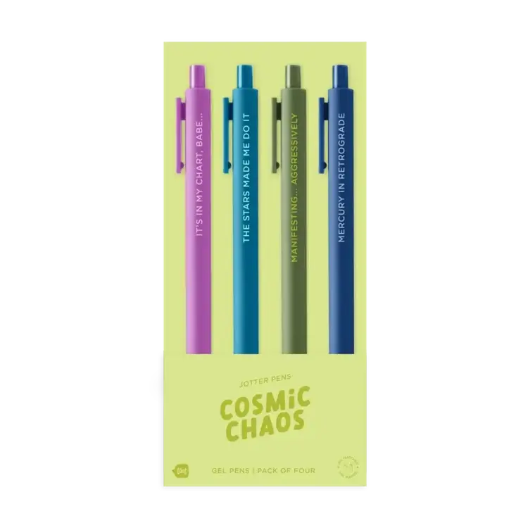 Talking out of turn Ensemble de stylo Jotter - Cosmic Chaos