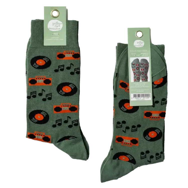 Yellow Owl Workshop Chaussettes - Disques et Vinyles
