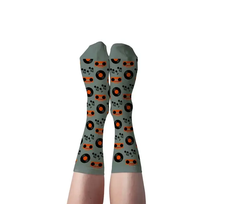 Yellow Owl Workshop Chaussettes - Disques et Vinyles
