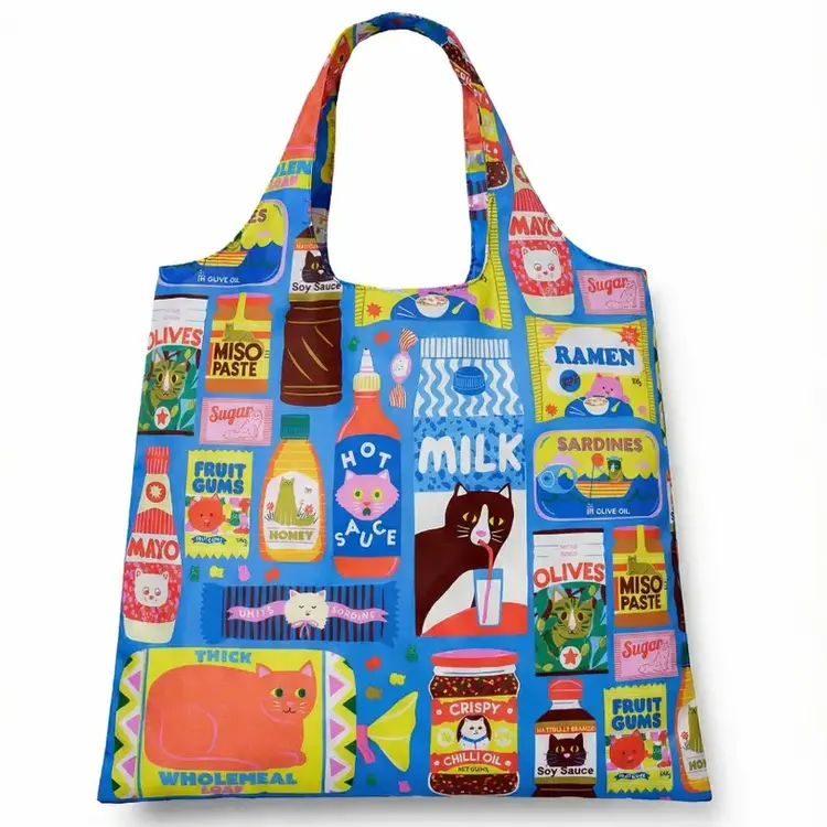 Yellow Owl Workshop Sac réutilisable - Nourriture chats