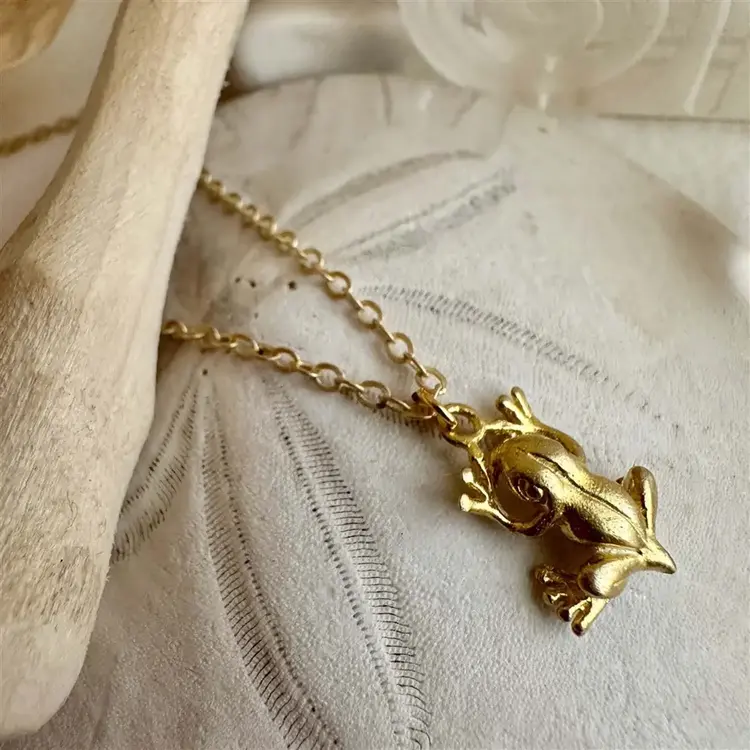 Pika & Bear Collier - Grenouille