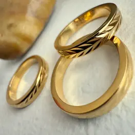 Pika & Bear Bague - Sheaf - Or