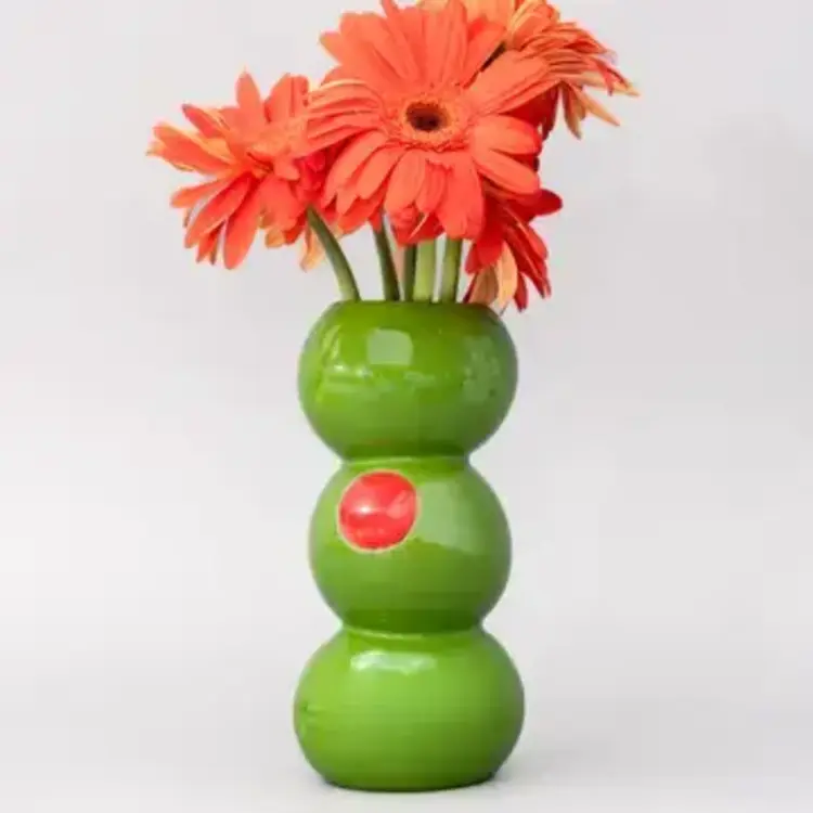 Ban.do Vase en céramique - Olives