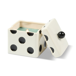 Paddywax Bougie 10oz - Lucky dice - Lime