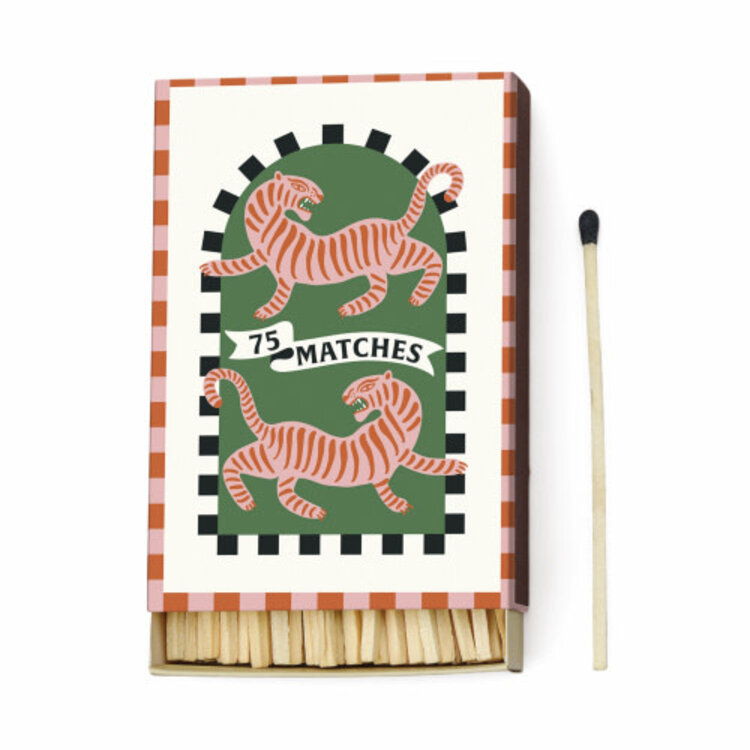Paddywax Boîte d'allumettes - Tigre