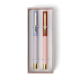 Designworks Ink Duo de stylos - Color Block - Lavende & blush