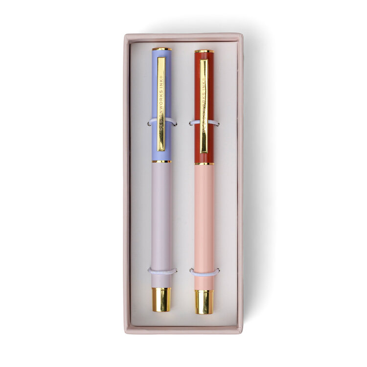 Designworks Ink Duo de stylos - Color Block - Lavende & blush