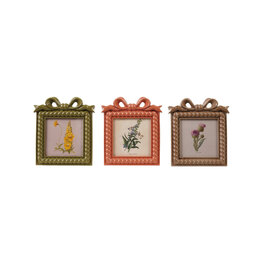 Creative Coop Cadre boucle - 4" x 4" - Brun