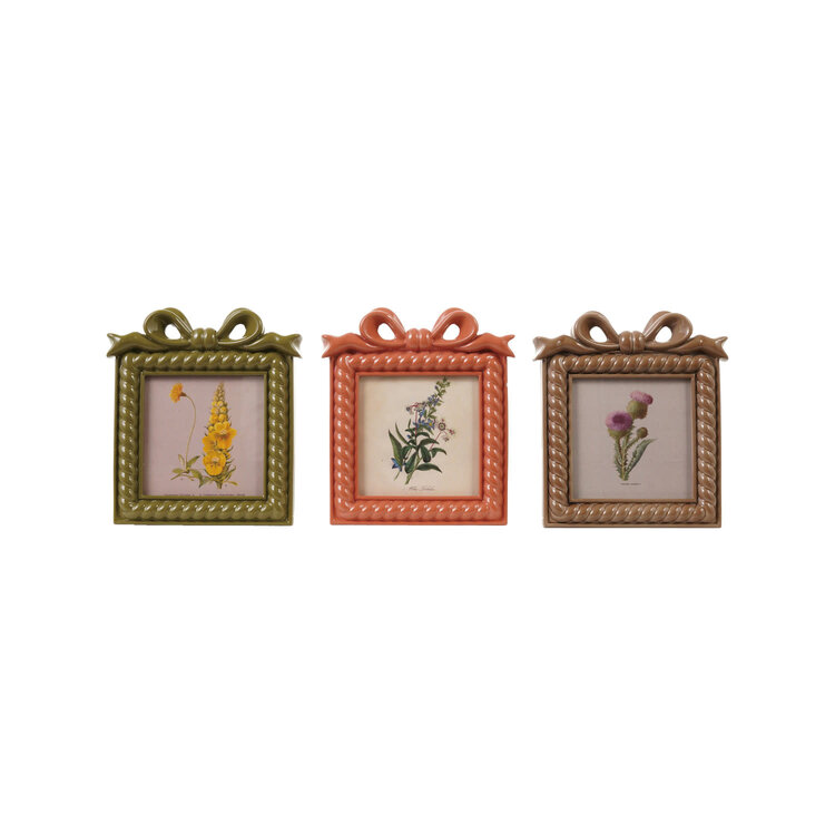 Creative Coop Cadre boucle - 4" x 4" - Brun