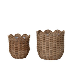 Creative Coop Cache-pot en rotin - Petit