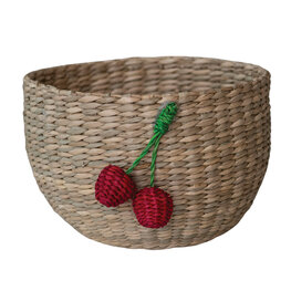 Creative Coop Panier tissé - Cerise