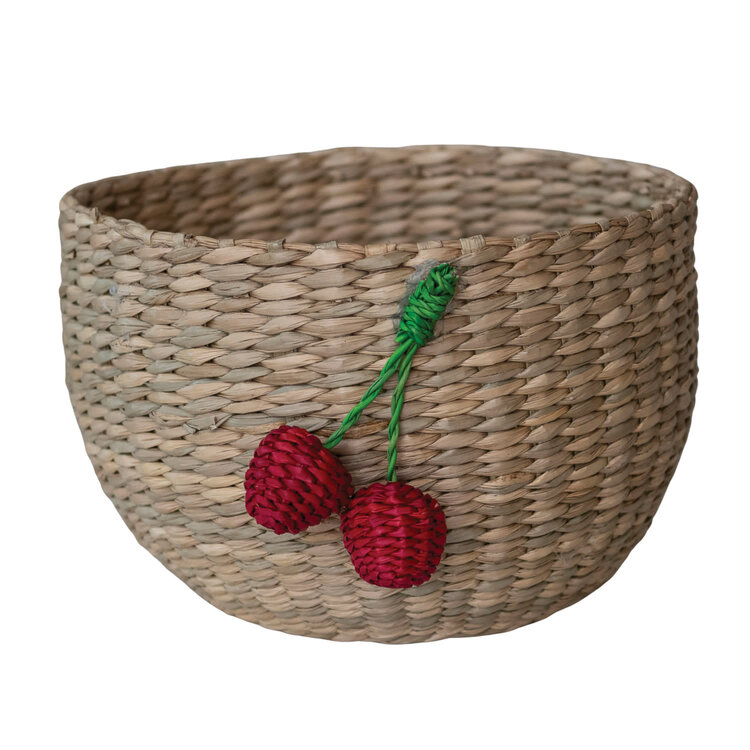 Creative Coop Panier tissé - Cerise