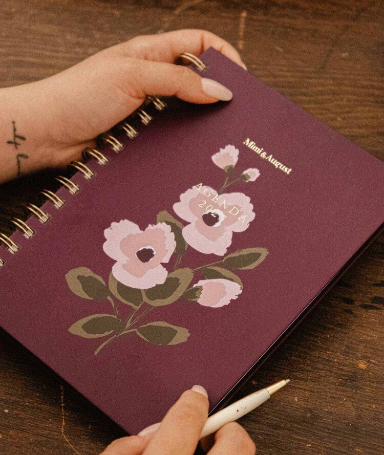 Mimi & August Agenda 2027 - Branche fleurie