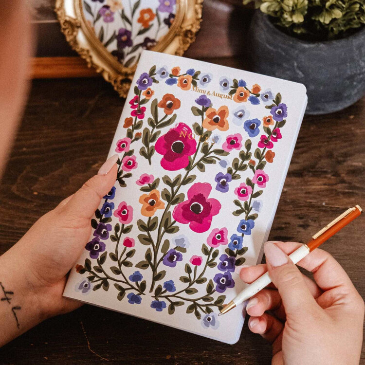 Mimi & August Carnet de notes - Bouquet