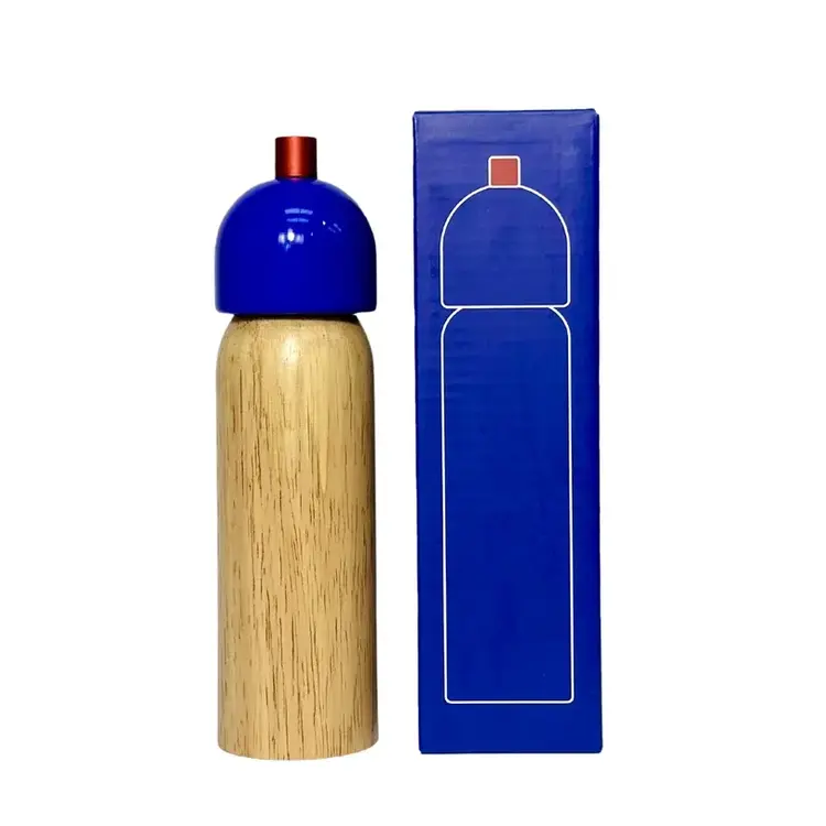 Maegen Moulins à Sel et Poivre - Bleu Marine et Rouge - Moyen