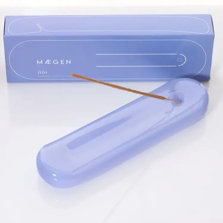 Maegen Porte-encens Lilo - Milky blue