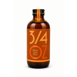 3/4 oz. Tonic Maison Sirop - Latté aux épices chaï