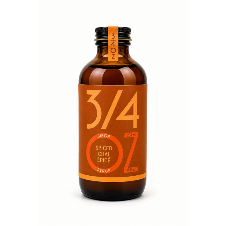 3/4 oz. Tonic Maison Sirop - Chaï épicé