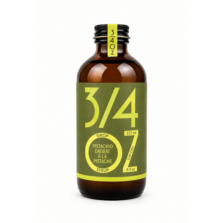 3/4 oz. Tonic Maison Sirop - Pistache Fleur d'oranger