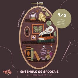 Brodé Serré Kit de broderie D.I.Y - Cabinet de curiosités