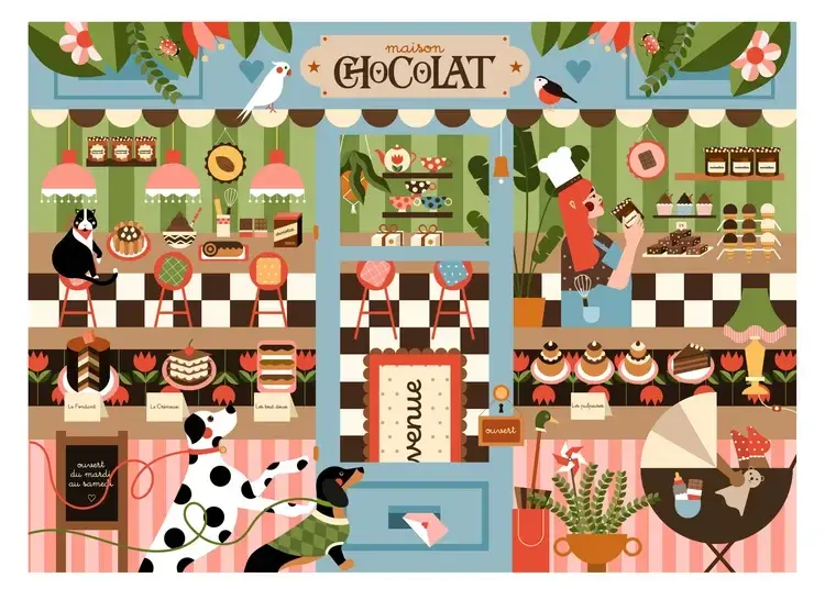 Holiyay Casse-tête - Maison chocolat