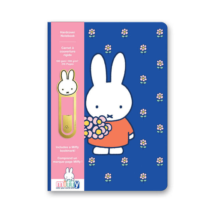 Studio Oh! Carnet à couverture rigide Miffy Dreamy Petals