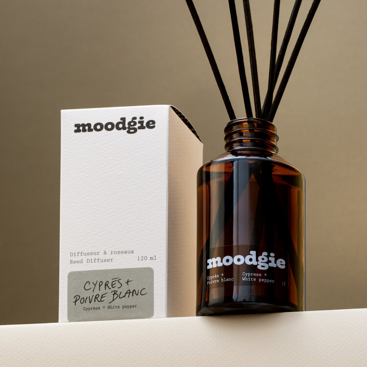 moodgie Diffuseur - Cyprès + Poivre blanc