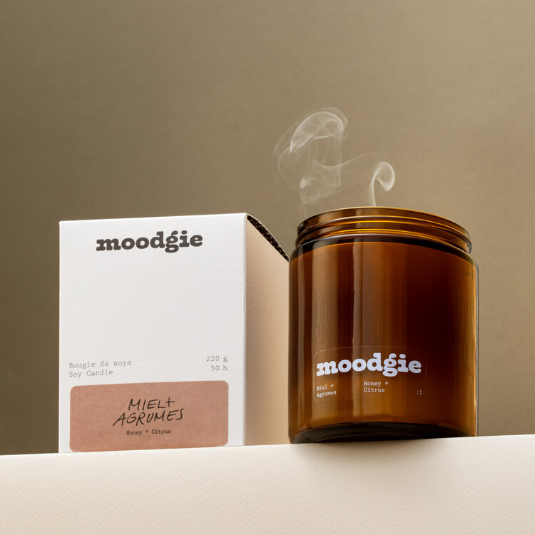 moodgie Bougie - Miel + Agrumes