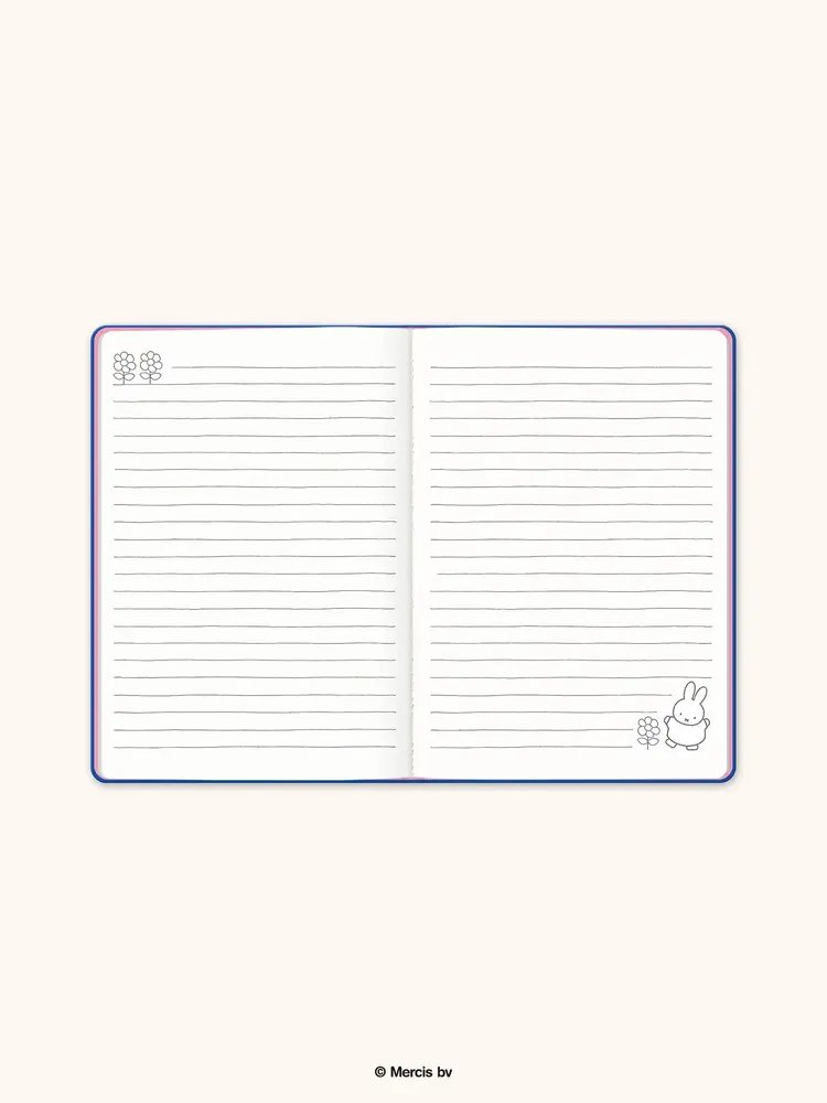 Studio Oh! Carnet à couverture rigide Miffy Dreamy Petals
