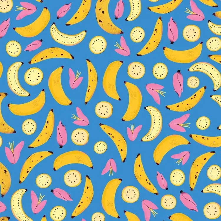 Paperole Sac cadeau - Grand - BANANES