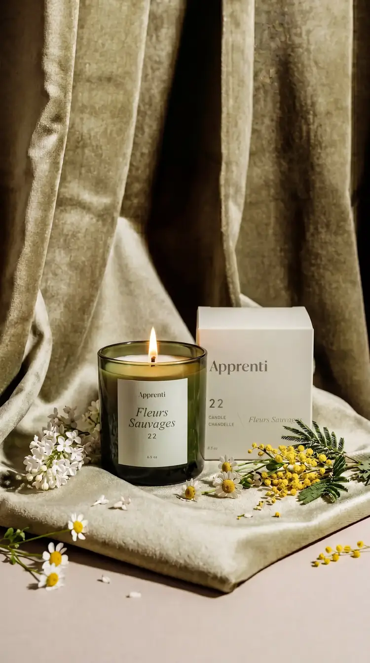 Apprenti Bougie  - Fleurs Sauvages 22