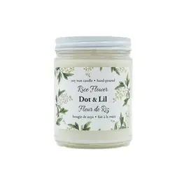 Dot & Lil Bougie -  Fleur de riz