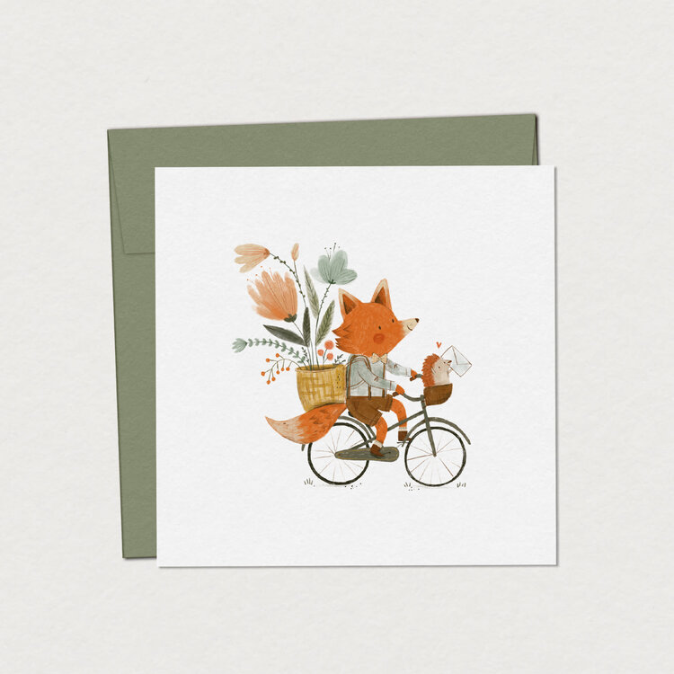 Mimosa Design Carte de souhaits - Tournée postale