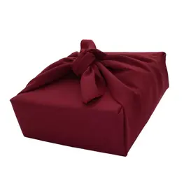 Next Chance Emballage cadeau réutilisable - Furoshiki - Bourgogne - Moyen