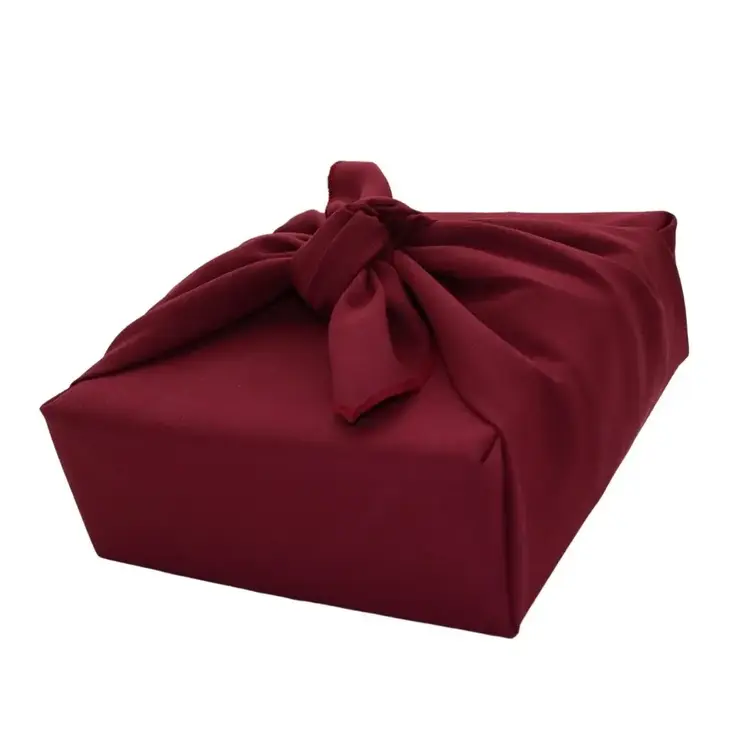 Next Chance Emballage cadeau réutilisable - Furoshiki - Bourgogne - Moyen
