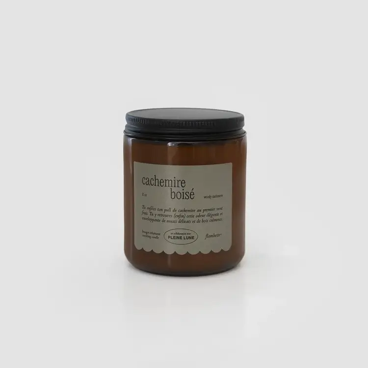 Flambette Bougie - Cachemire boisé