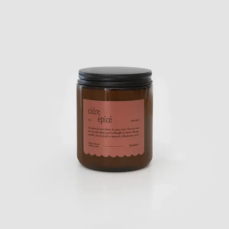 Flambette Bougie - Cidre épicé