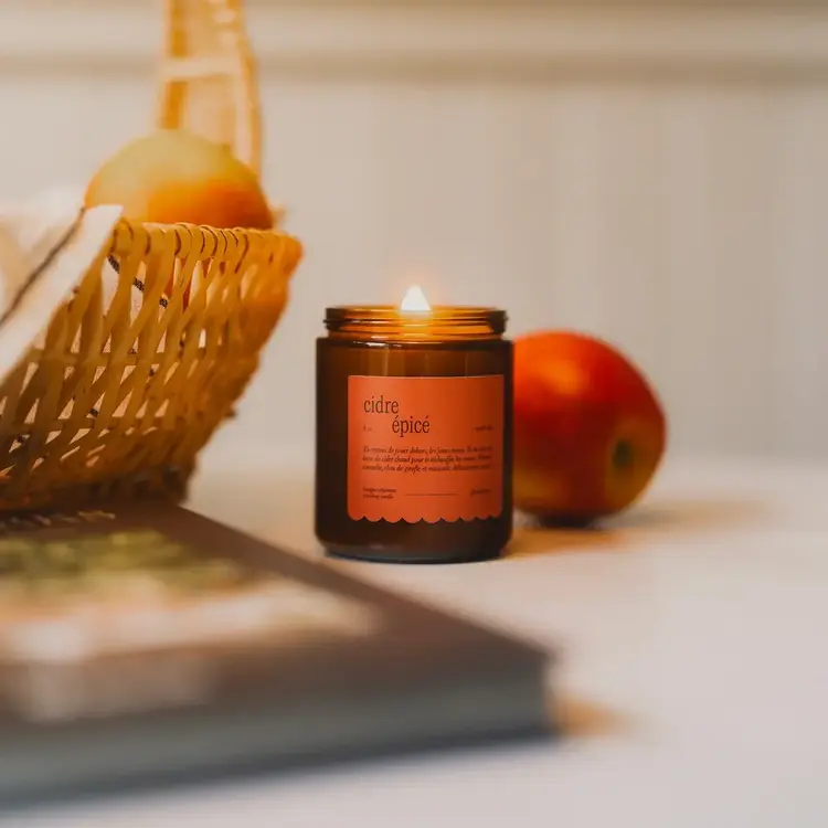 Flambette Bougie - Cidre épicé