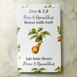 Dot & Lil Sachet de lait de bain - Poire & Osmanthus