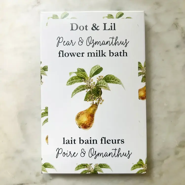 Dot & Lil Sachet de lait de bain - Poire & Osmanthus