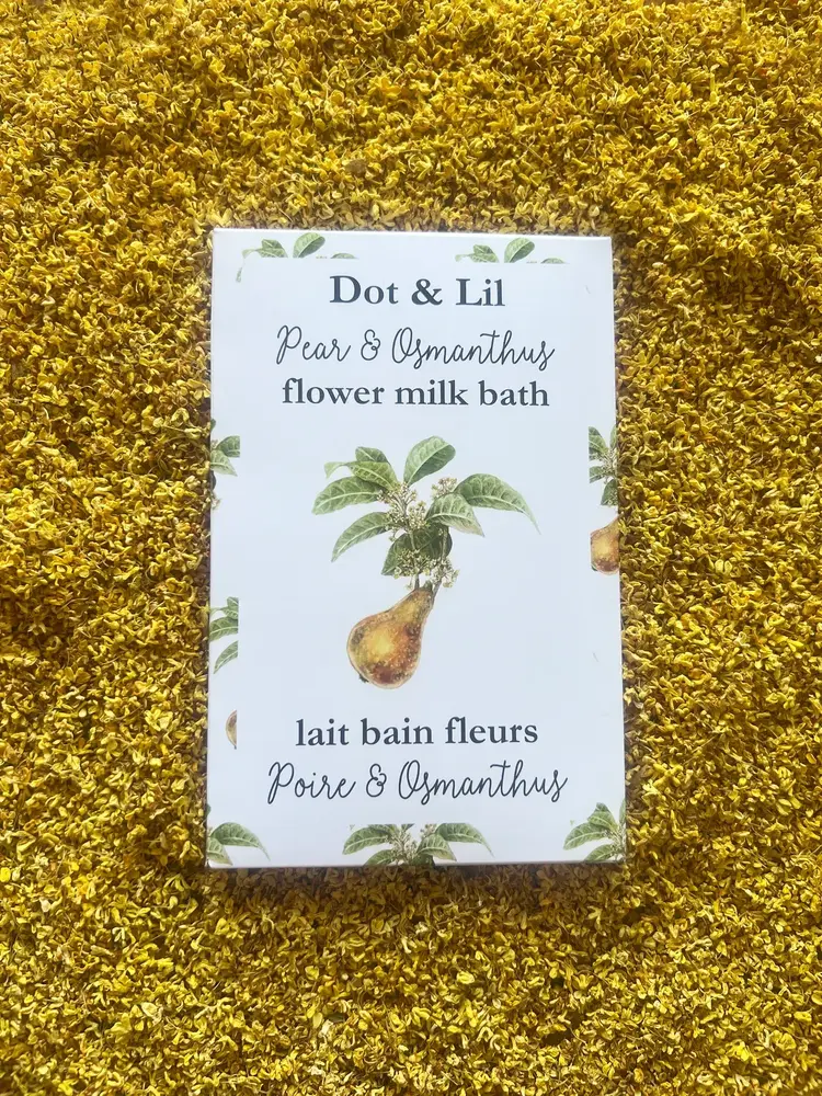 Dot & Lil Sachet de lait de bain - Poire & Osmanthus