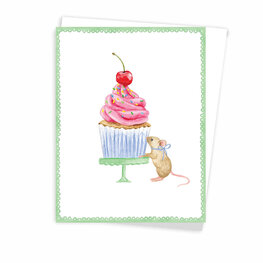 Hobeika Art Carte de souhaits - Bonne fête Cupcake